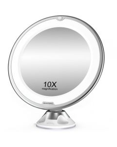 BEAUTURAL 10X Magnifying LED Lighted Makeup Mirror