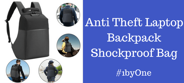 1byone’s Anti Theft Laptop Backpack Shockproof Bag- The Ultimate Protection for Your Laptop 