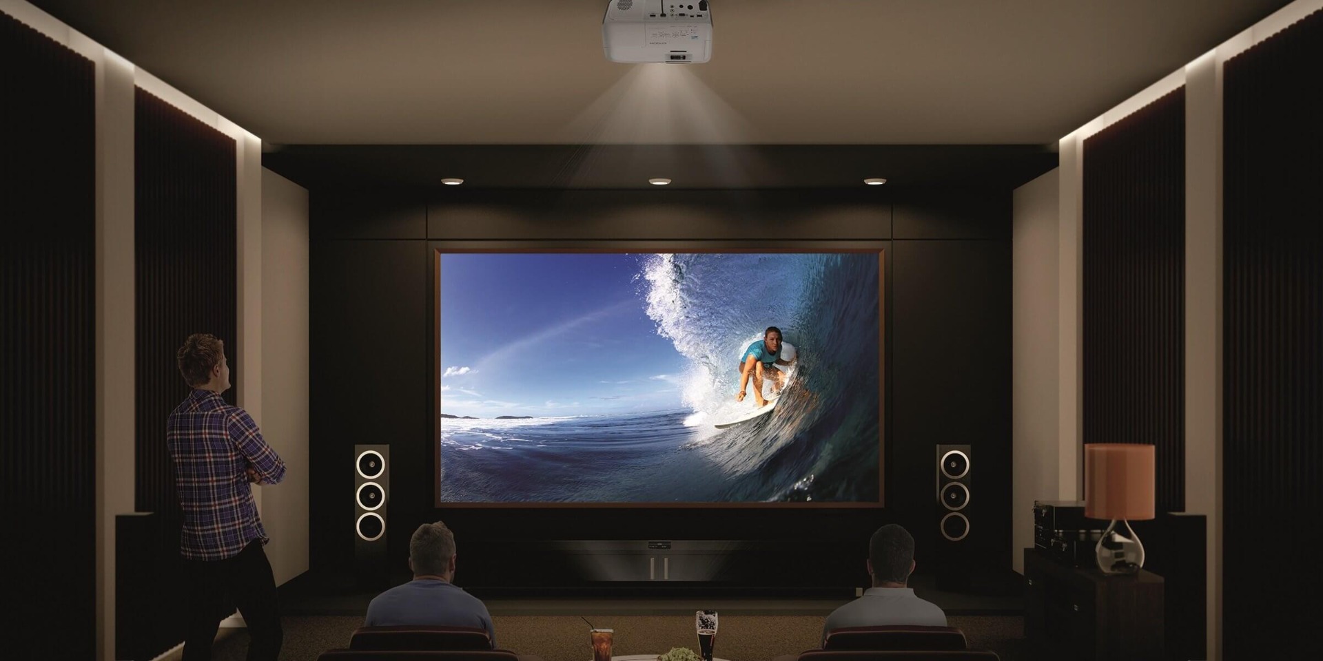 home projector setup