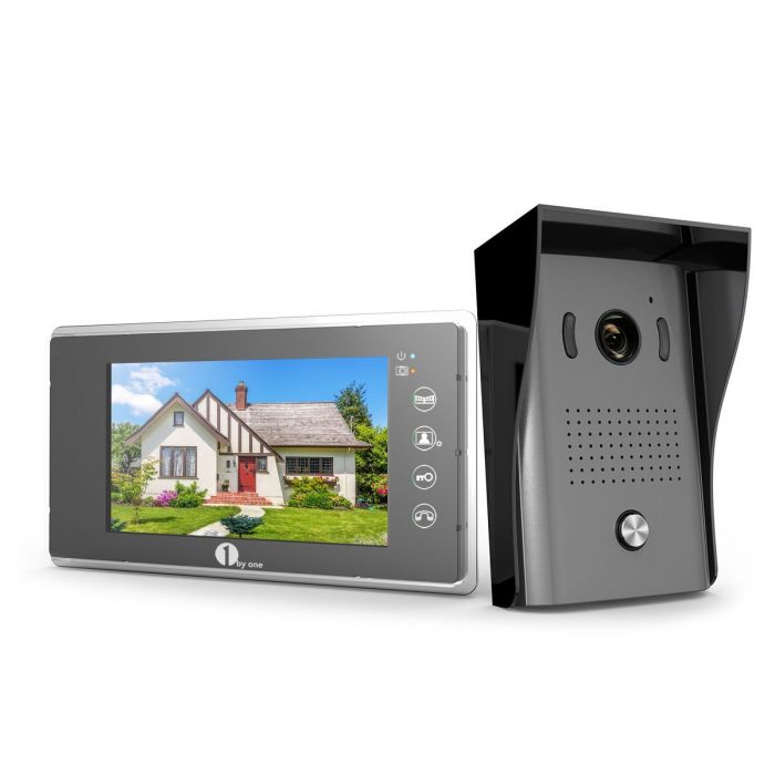 Details about   7" Monitor Outdoor Camera Doorphone System with LCD Color Home Intercom Doorbell 