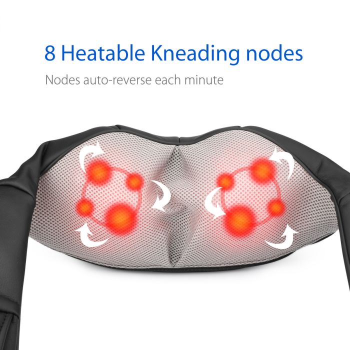 Like New In Box Nekteck Shiatsu Kneading Massager w/ Heat - health and  beauty - by owner - household sale - craigslist