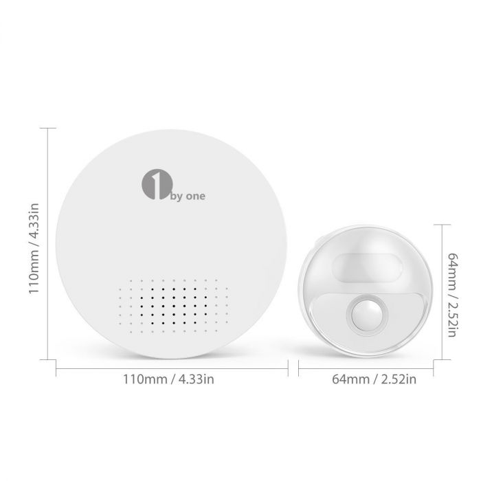 Wireless Doorbell Waterproof Door Bell Kit 4 Level Volume over 500