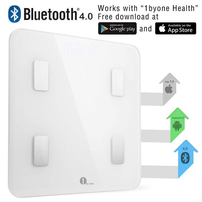 Digital Scale Smart Bluetooth Scale w/ Free App For Iphone, Ipad, Ipod –  Ivation Products