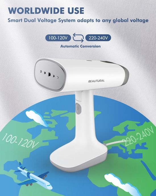 Dual voltage steam iron outlet