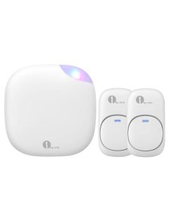 Easy Chime Wireless Doorbell Operating at 500 feet -1 Chime+2 Button