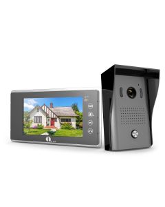 Video Doorphone 2-Wires Video Intercom System 7-inch Color Monitor 