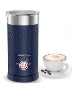 SIMPLETASTE Milk Frother, 4-in-1 Electric Milk Steamer, Automatic Warm and Cold Foam Maker and Milk Warmer for Latte, Cappuccinos, Macchiato
