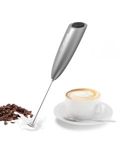 SIMPLETaste Milk Frother Handheld Battery Operated Electric Foam Maker, Drink Mixer with Stainless Steel Whisk for Cappuccino, Bulletproof Coffee, Latte