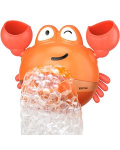 KINDIARY Bath Toy, Crab Bath Bubble Maker for Baby, Toddlers, Infants, Kids, Automatic Bubbles Machine Blower for Bathtub, Battery Operated