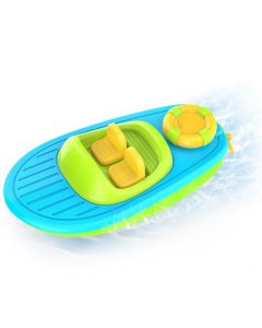 KINDIARY Bath Toy, Floating Wind-up Boat, Water Table Pool Bath Time Bathtub Tub Toy for Toddlers Baby Kids Infant Girls Boys