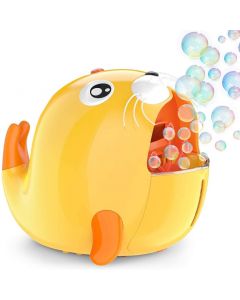 KINDIARY Bubble Machine, Automatic Seal Style Bubble Maker Blower, 2000 Bubbles Per Minute, Outdoor or Indoor for Kids Toddlers, 7.8x7.4x7.09 inches