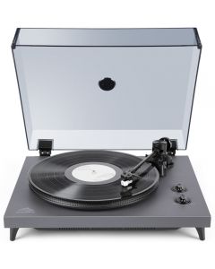 1 BY ONE Rock Pigeon Belt-Drive Turntable, Record Player for Vinyls with Built in Speakers, Phono Preamp, Adjustable Counterweight, Magnetic Cartridge, 2 Speed