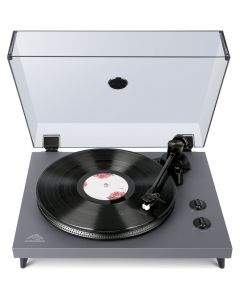 Rock Pigeon Belt-Drive Turntable with Speakers, Built-in Phono Preamp, Vinyl Record Player with Moving Magnetic Cartridge AT-3600L, RCA Out