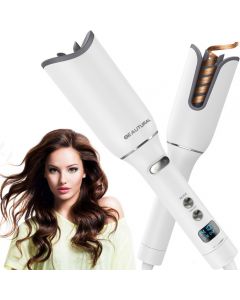 BEAUTURAL Automatic Hair Curler, Portable Auto Hair Curling Iron Wand with LCD Display, Adjustable 5 Temperature, Curls and Timer Settings, Fast Heating for Hair Styling