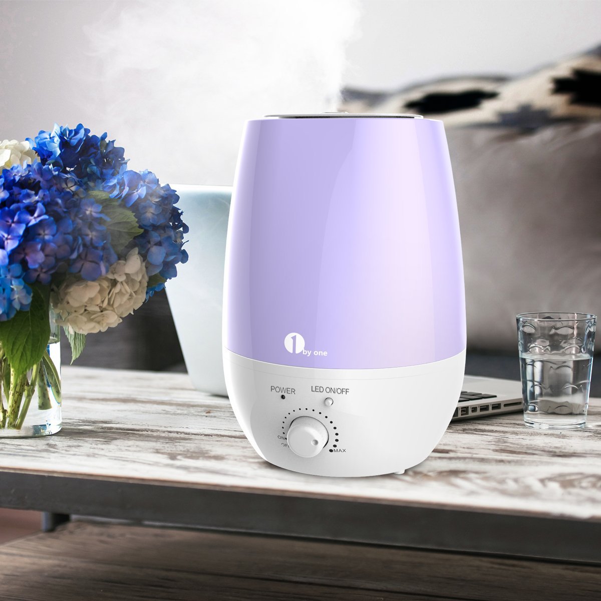 Breathe better with 1byone’s Ultrasonic Cool Mist Humidifier