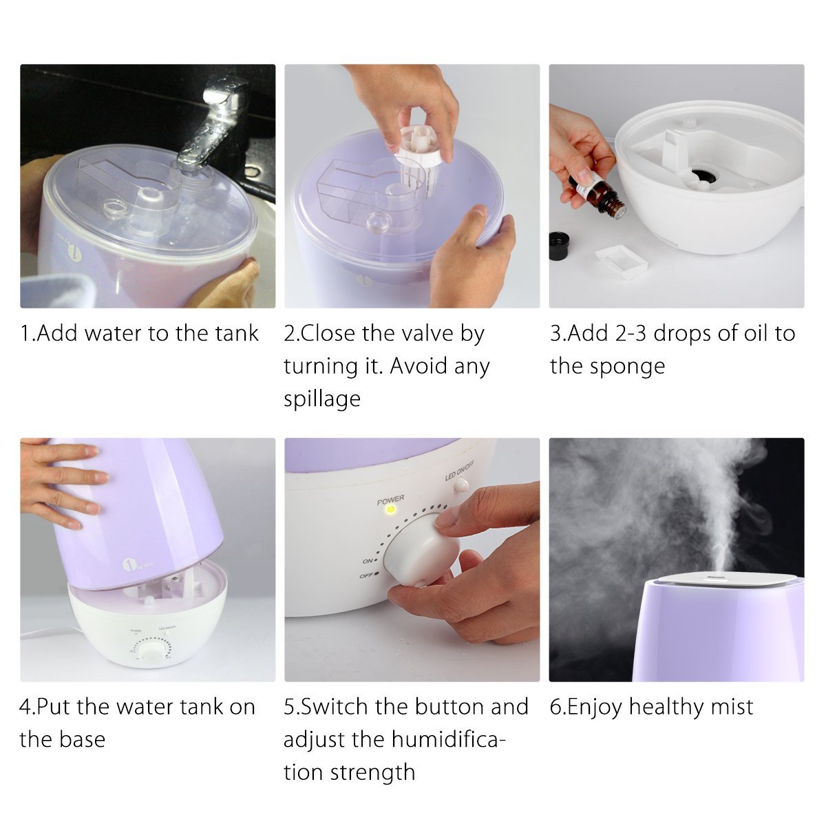 1byone Cool Mist Humidifier